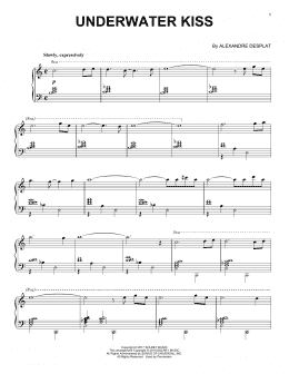 page one of Underwater Kiss (Piano Solo)