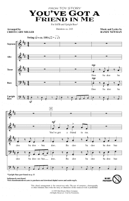 page one of You've Got A Friend In Me (from Toy Story) (arr. Cristi Cary Miller) (SATB Choir)