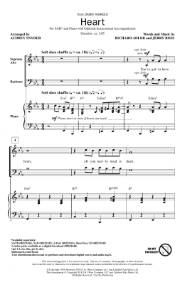 page one of Heart (SAB Choir)