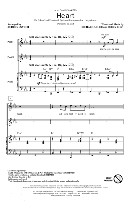 page one of Heart (2-Part Choir)