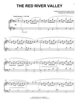 page one of The Red River Valley [Classical version] (arr. Phillip Keveren) (Piano Solo)