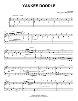 page one of Yankee Doodle [Classical version] (arr. Phillip Keveren) (Piano Solo)