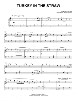 page one of Turkey In The Straw [Classical version] (arr. Phillip Keveren) (Piano Solo)