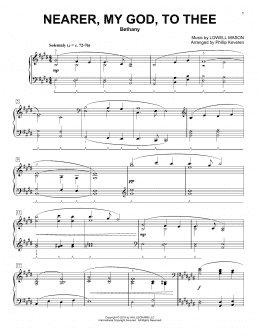 page one of Nearer, My God, To Thee [Classical version] (arr. Phillip Keveren) (Piano Solo)