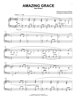 page one of Amazing Grace [Classical version] (arr. Phillip Keveren) (Piano Solo)