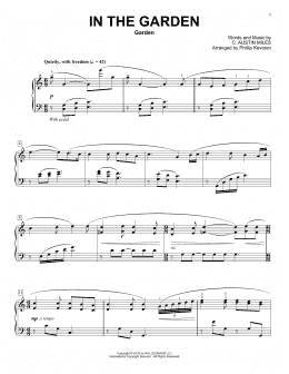 page one of In The Garden [Classical version] (arr. Phillip Keveren) (Piano Solo)