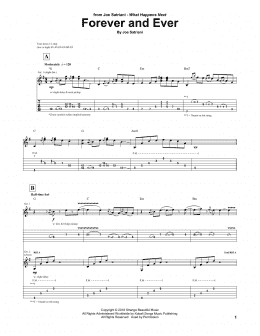 page one of Forever And Ever (Guitar Tab)