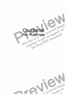 page one of Chuckanut