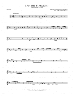 page one of I Am The Starlight (Trumpet Solo)