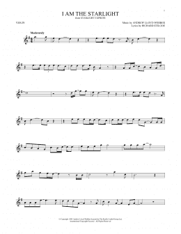page one of I Am The Starlight (Violin Solo)