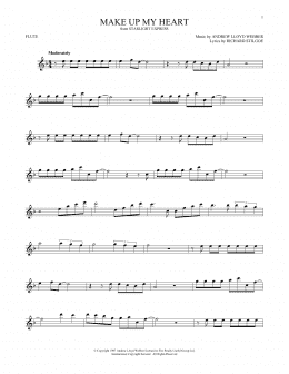page one of Make Up My Heart (Flute Solo)