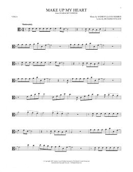 page one of Make Up My Heart (Viola Solo)