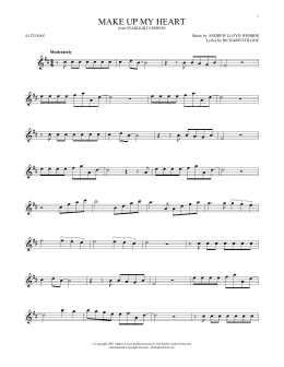 page one of Make Up My Heart (Alto Sax Solo)