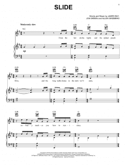 page one of Slide (Piano, Vocal & Guitar Chords (Right-Hand Melody))
