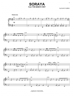 page one of Soraya (Piano Solo)