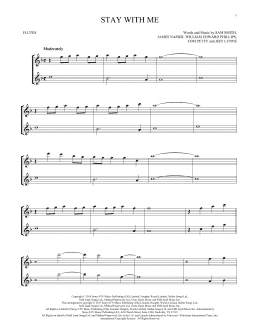 page one of Stay With Me (Flute Duet)