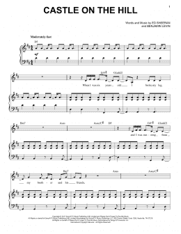 page one of Castle On The Hill (Piano & Vocal)