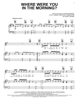 page one of Where Were You In The Morning? (Piano, Vocal & Guitar Chords (Right-Hand Melody))