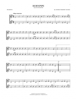page one of Hornpipe (Trumpet Duet)