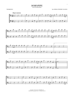 page one of Hornpipe (Trombone Duet)
