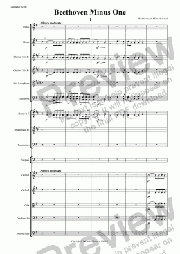 page one of Beethoven Minus One