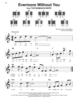 page one of Evermore Without You (Super Easy Piano)