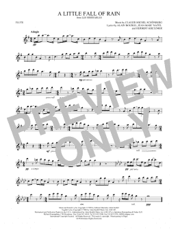 page one of A Little Fall Of Rain (Flute Solo)