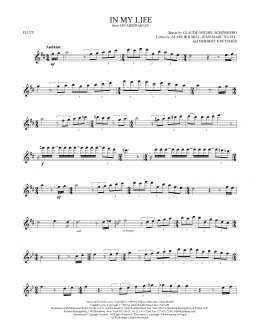 page one of In My Life (Flute Solo)