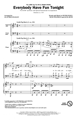page one of Everybody Have Fun Tonight (arr. Alan Billingsley) (SATB Choir)