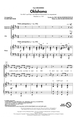 page one of Oklahoma (from Oklahoma!) (SSA Choir)