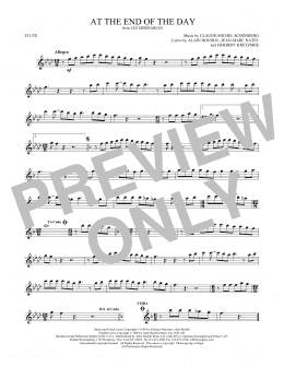 page one of At The End Of The Day (Flute Solo)