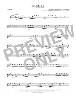 page one of Suddenly (Alto Sax Solo)