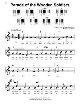 page one of Parade Of The Wooden Soldiers (Super Easy Piano)
