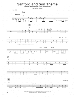 page one of Sanford And Son Theme (Easy Bass Tab)