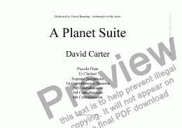 page one of A Planet Suite