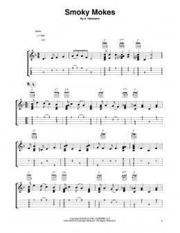 page one of Smoky Mokes (arr. Fred Sokolow) (Easy Ukulele Tab)