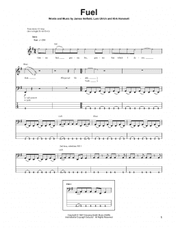 page one of Fuel (Bass Guitar Tab)