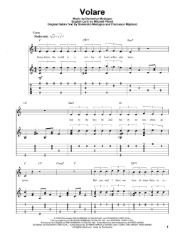 page one of Volare (Solo Guitar)