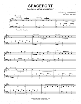 page one of Spaceport (Piano Solo)