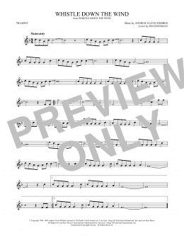 page one of Whistle Down The Wind (Trumpet Solo)