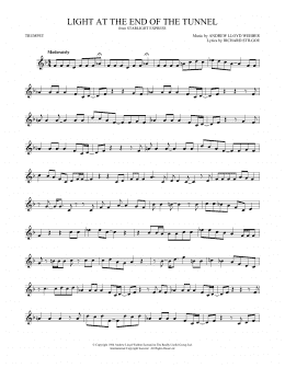 page one of Light At The End Of The Tunnel (Trumpet Solo)