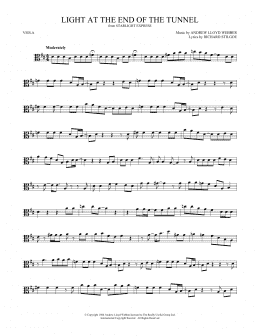 page one of Light At The End Of The Tunnel (Viola Solo)