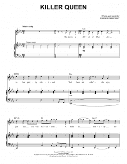 page one of Killer Queen (Piano & Vocal)