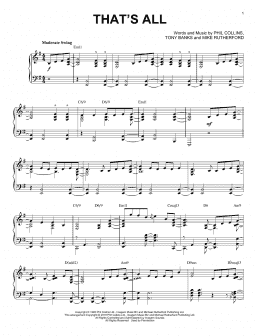 page one of That's All [Jazz version] (Piano Solo)