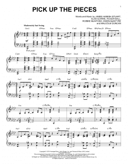 page one of Pick Up The Pieces [Jazz version] (Piano Solo)