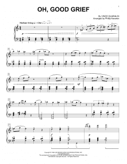 page one of Oh, Good Grief (arr. Phillip Keveren) (Piano Solo)