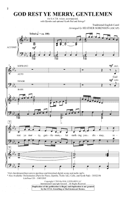 page one of God Rest Ye Merry, Gentlemen (SATB Choir)