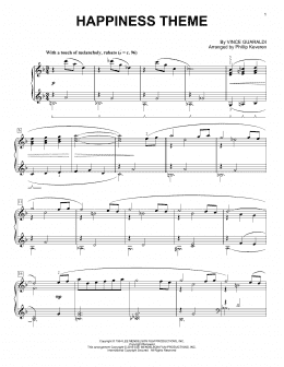 page one of Happiness Theme (arr. Phillip Keveren) (Piano Solo)