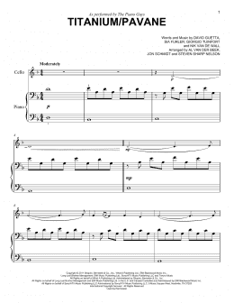 page one of Titanium / Pavane (Easy Piano)