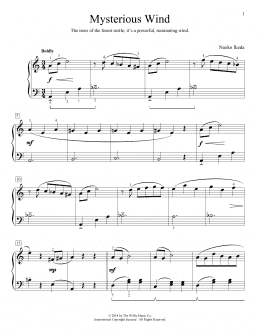 page one of Mysterious Wind (Educational Piano)